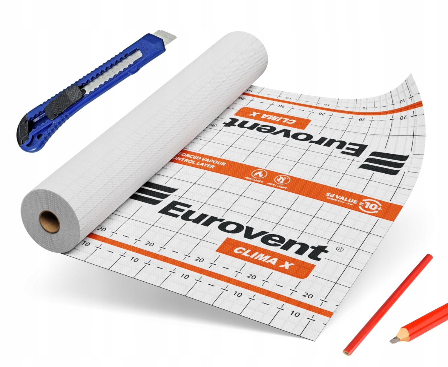 Parotesná fólia Eurovent 50 x 1,5 x 0,5 mm 115 g/m²